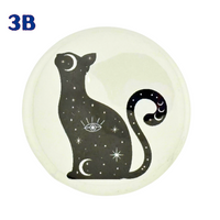 Black Cats and Witchy Women -  2.25" Pinback Buttons & Magnets