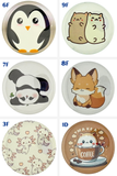 Adorable Animals -  2.25" Pinback Buttons & Magnets