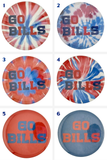 Go Bills 2.25" Pinback Buttons & Magnets