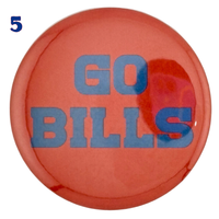 Go Bills 2.25" Pinback Buttons & Magnets