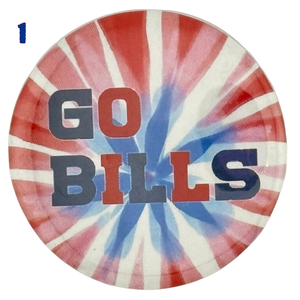 Go Bills 2.25" Pinback Buttons & Magnets