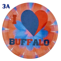Let's Go Buffalo/I <3 Buffalo -  2.25" Pinback Buttons & Magnets