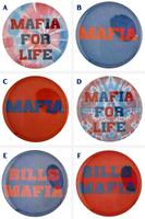 Bills Mafia 2.25" Pinback Buttons & Magnets