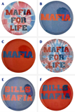 Bills Mafia 2.25" Pinback Buttons & Magnets