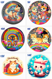 Puppies & Kittens -  2.25" Pinback Buttons & Magnets