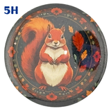 Squirrels & Mushrooms -  2.25" Pinback Buttons & Magnets