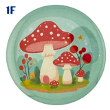 Squirrels & Mushrooms -  2.25" Pinback Buttons & Magnets