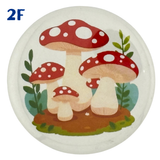 Squirrels & Mushrooms -  2.25" Pinback Buttons & Magnets