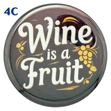 Stained Glass & Fun Phrases -  2.25" Pinback Buttons & Magnets