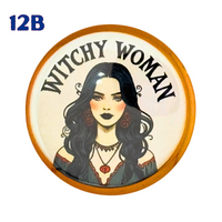 Black Cats and Witchy Women -  2.25" Pinback Buttons & Magnets