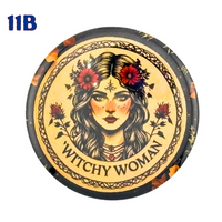 Black Cats and Witchy Women -  2.25" Pinback Buttons & Magnets